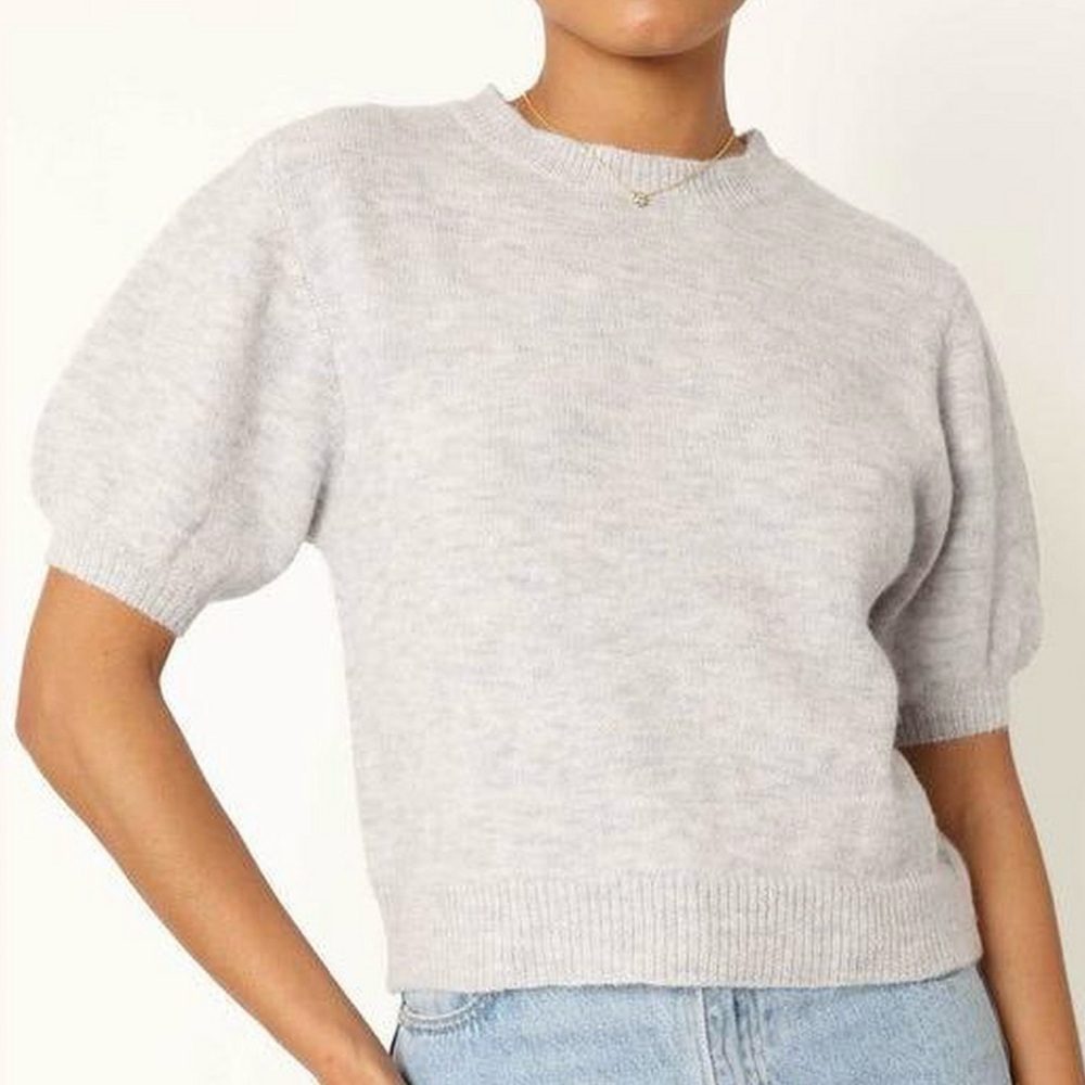 Petal & Pup Short Sleeve Knit Sweater